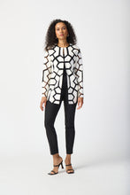 Load image into Gallery viewer, Laser-Cut Faux Leather Mesh Jacket
