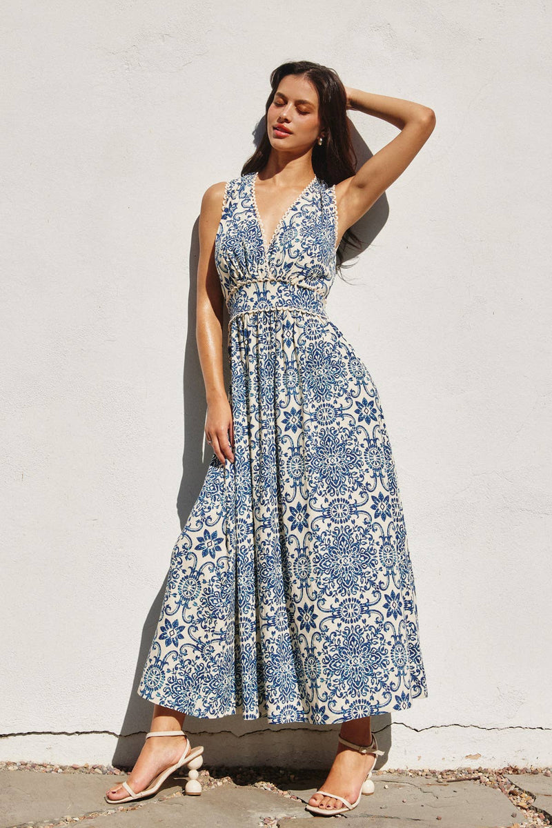 ワンピース na S cutting lace dress theredthread Mimi Lace Floral Maxi Dress | $82 – American Threads