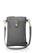Load image into Gallery viewer, Italian Genuine Leather Crossbody Bag with Phone Pocket