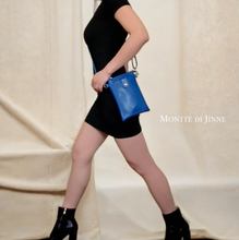 Load image into Gallery viewer, Italian Genuine Leather Crossbody Bag with Phone Pocket