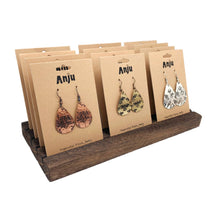 Load image into Gallery viewer, Slotted Carded Earring or Necklace Display - Holds 12 Cards