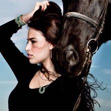 Load image into Gallery viewer, Prism - Turquoise Horseshoe Coin Equestrian Bracelet