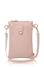 Load image into Gallery viewer, Italian Genuine Leather Crossbody Bag with Phone Pocket