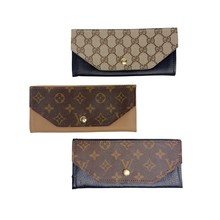 Load image into Gallery viewer, Gia Wallet In Leather | Upcycled Gucci & LV