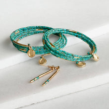 Load image into Gallery viewer, Prism - Turquoise Horseshoe Coin Equestrian Bracelet