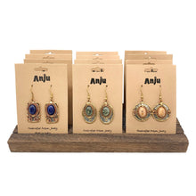 Load image into Gallery viewer, Slotted Carded Earring or Necklace Display - Holds 12 Cards