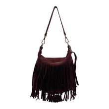 Load image into Gallery viewer, CHANTALE SUEDE LEATHER FRINGE BAG