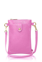 Load image into Gallery viewer, Italian Genuine Leather Crossbody Bag with Phone Pocket