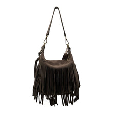 Load image into Gallery viewer, CHANTALE SUEDE LEATHER FRINGE BAG