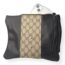Load image into Gallery viewer, Caroline Crossbody In Black Leather | Upcycled Gucci