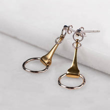 Load image into Gallery viewer, Camden - Equestrian Horse Bit Earring in Two Tone
