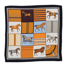 Load image into Gallery viewer, Signature - Stylized Equestrian Scarf in Black