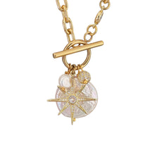 Load image into Gallery viewer, Fresh water pearl star gold boutique necklace trendy jewelry