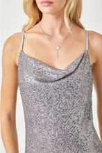 Load image into Gallery viewer, Sequin Slip Dress
