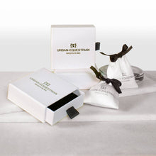 Load image into Gallery viewer, Prism - Turquoise Pave Horseshoe Earring