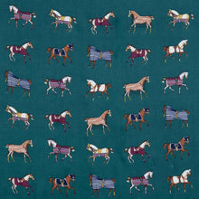 Load image into Gallery viewer, Hunt Club - Stylized Equestrian Scarf in Deep Teal