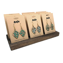 Load image into Gallery viewer, Slotted Carded Earring or Necklace Display - Holds 12 Cards