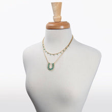 Load image into Gallery viewer, Prism - Turquoise Equestrian Horseshoe Necklace & Choker