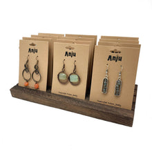 Load image into Gallery viewer, Slotted Carded Earring or Necklace Display - Holds 12 Cards