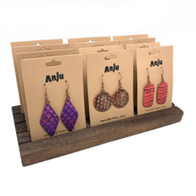 Load image into Gallery viewer, Slotted Carded Earring or Necklace Display - Holds 12 Cards