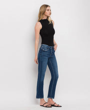 Load image into Gallery viewer, MID RISE ANKLE SLIM STRAIGHT JEANS F4999
