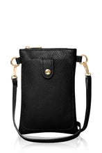 Load image into Gallery viewer, Italian Genuine Leather Crossbody Bag with Phone Pocket

