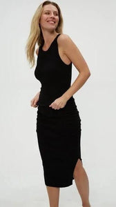Six Fifty Brenna Rib Dress W/ Slit