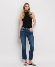 Load image into Gallery viewer, MID RISE ANKLE SLIM STRAIGHT JEANS F4999
