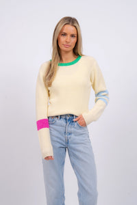 Clementine Crewneck Knit Sweater