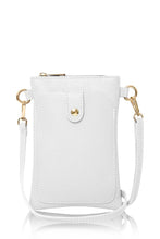 Load image into Gallery viewer, Italian Genuine Leather Crossbody Bag with Phone Pocket
