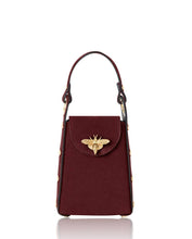 Load image into Gallery viewer, Italian Premium Suede Bee SmallBox Crossbody Bag
