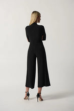 Load image into Gallery viewer, Wrap Culotte Jumpsuit in Midnight Blue
