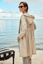 Load image into Gallery viewer, Memory Woven Hooded Trapeze Coat
