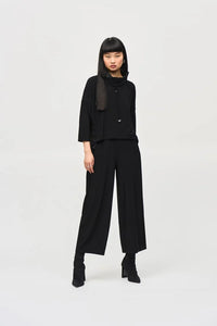 Silky Knit Cropped Jumpsuit by Joseph Ribkoff