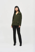 Load image into Gallery viewer, Textured Sweater Knit Boxy Top by Joseph Ribkoff
