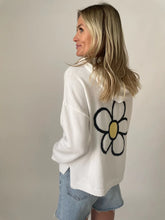 Load image into Gallery viewer, White Daisy Hoodie
