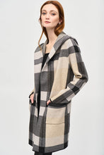 Load image into Gallery viewer, Brushed Jacquard Sweater Jacket by Joseph Ribkoff
