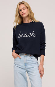 Z Supply Beach Boyfriend Cotton Sweater