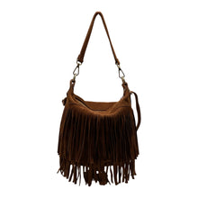 Load image into Gallery viewer, CHANTALE SUEDE LEATHER FRINGE BAG
