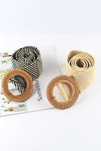 Load image into Gallery viewer, 52469AQK- Simple Round Buckle Belt
