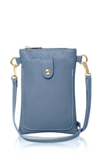 Load image into Gallery viewer, Italian Genuine Leather Crossbody Bag with Phone Pocket

