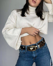 Load image into Gallery viewer, Kallyn Wide Exotic Fur Belt
