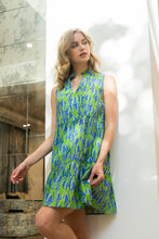 Load image into Gallery viewer, Green/Blue Print Sundress
