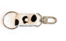 Load image into Gallery viewer, Key Chain In Leather, Hair on Hide
