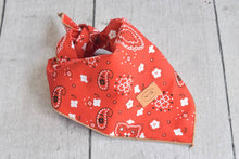 Load image into Gallery viewer, Bright Red Classic Bandana
