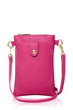 Load image into Gallery viewer, Italian Genuine Leather Crossbody Bag with Phone Pocket
