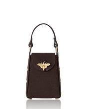 Load image into Gallery viewer, Italian Premium Suede Bee SmallBox Crossbody Bag
