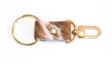 Load image into Gallery viewer, Key Chain In Leather, Hair on Hide
