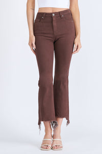 Happi High-rise Cropped Flare Jeans