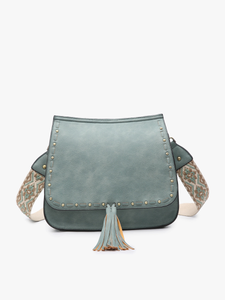 M1970 Bailey Crossbody with Print Contrast Strap